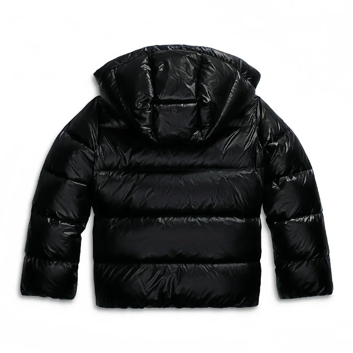 Women's hooded puffer jacket, view 7