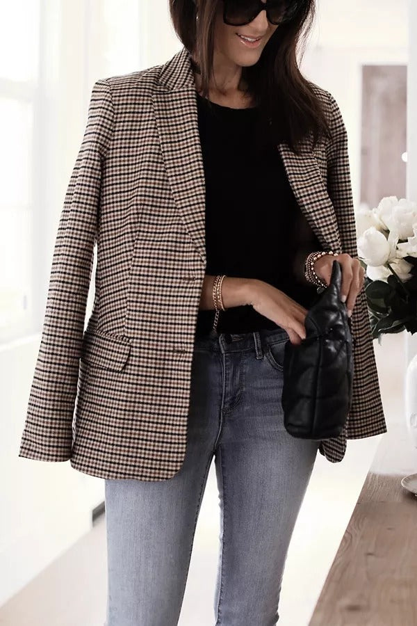 Check Boyfriend Blazer