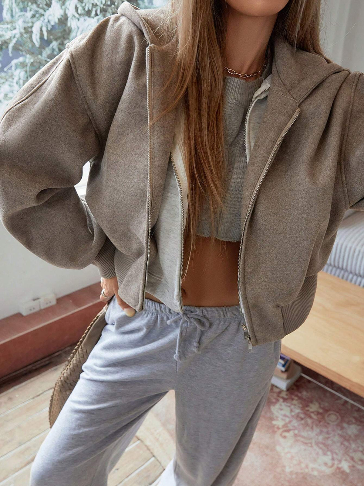 Hooded Padded Jacket