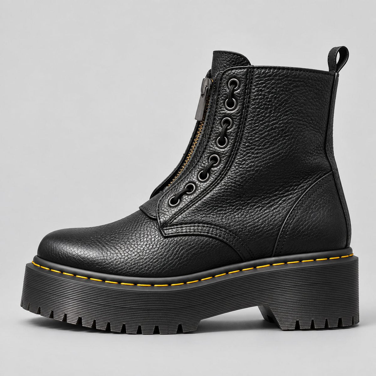 Women's chunky platform ankle boots, view 3