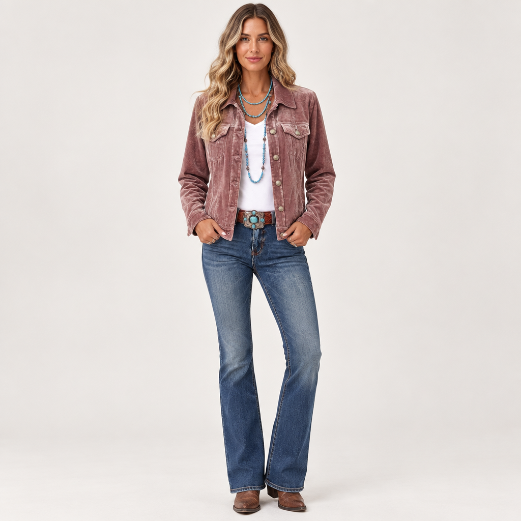 Vintage Wash Button Jacket by Josh Blush