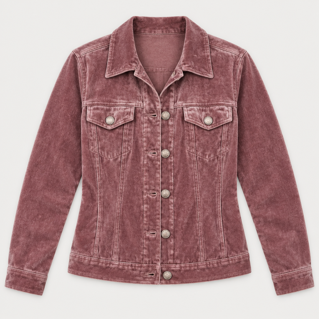 Vintage Wash Button Jacket by Josh Blush