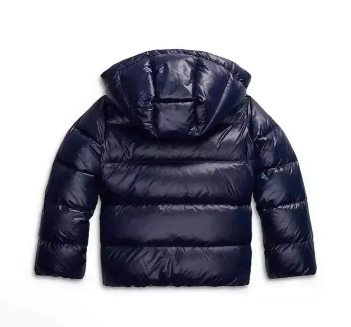 Women's hooded puffer jacket, view 5