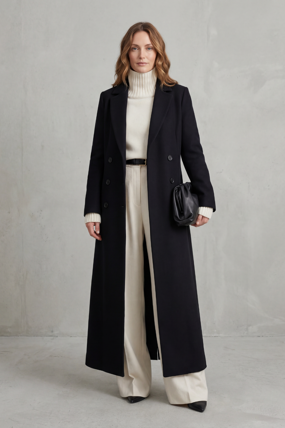 Women's long tailored coat