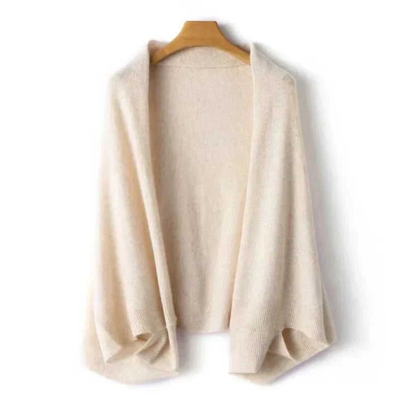 Solenne | Women's Wool Wrap Shawl Cardigan